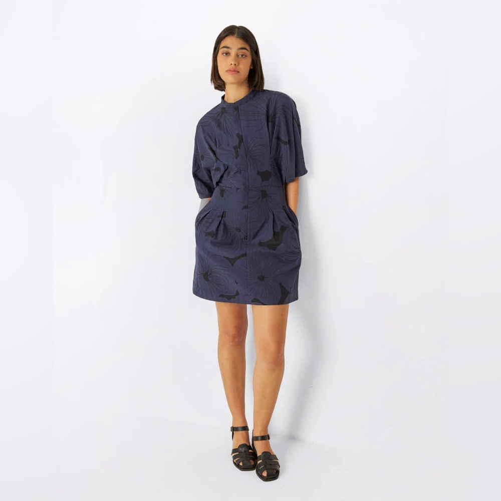 NEW SKFK Skunkfunk Hebe Dress Navy/Black
